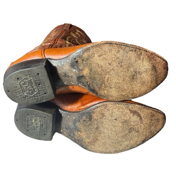 Tony Lama Mens Cowboy Boots Style 8417 USA Made Western Size 11 EE - Picture 5 of 6